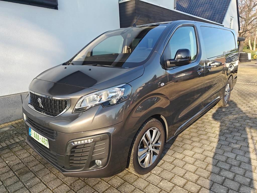 Peugeot Expert 2.0 HDI L3 dubbele cabine automaat, Auto's, Bestelwagens en Lichte vracht, Bedrijf, Te koop, 360° camera, ABS, Achteruitrijcamera