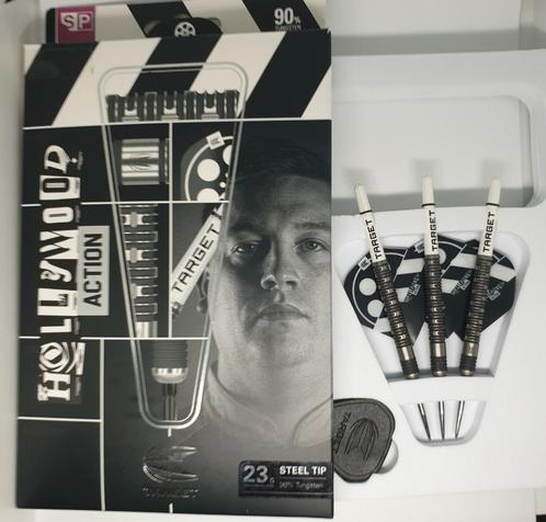 Darts pijlen Target Chris Dobey Hollywood Action SP 23 gram, Sports & Fitness, Fléchettes, Comme neuf, Fléchettes, Enlèvement ou Envoi