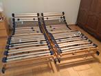 Elektrische lattenbodem 2 x 90  220 cm - Zeer goede staat, Huis en Inrichting, Slaapkamer | Matrassen en Bedbodems, Ophalen, Gebruikt