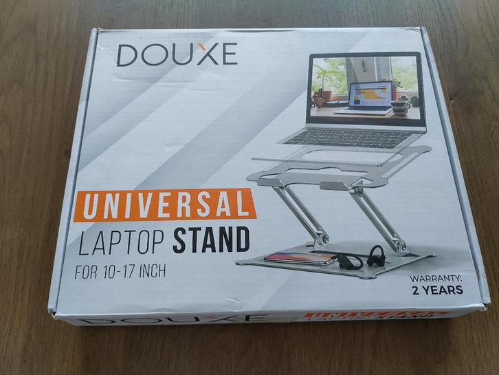 Laptopstandaard Douxe (10 -17 inch) - nieuw, Computers en Software, Laptopstandaarden, Nieuw, In diepte verstelbaar, In hoogte verstelbaar