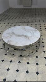 Table de salon marbré, Enlèvement, Comme neuf, Rond