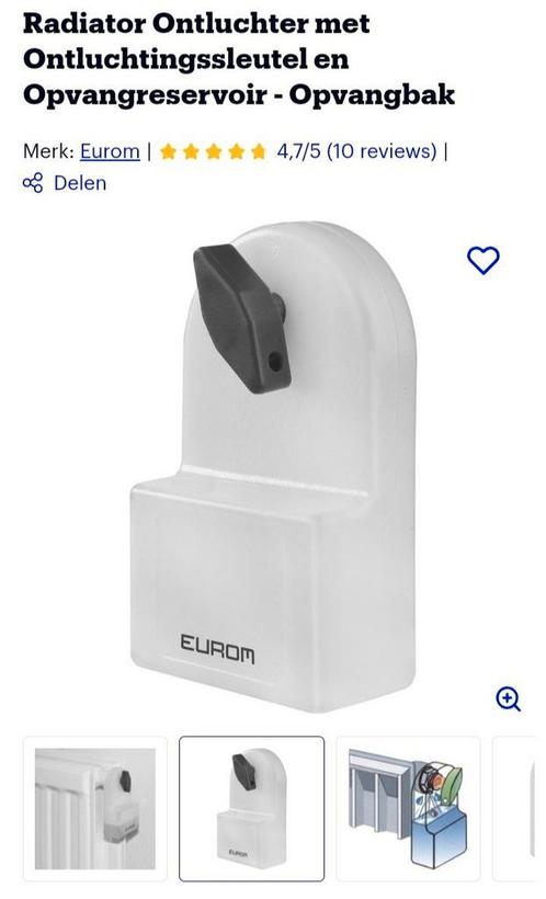 Partij ontluchters voor radiatoren, met opvangbakje., Doe-het-zelf en Bouw, Verwarming en Radiatoren, Nieuw, Radiator, Ophalen