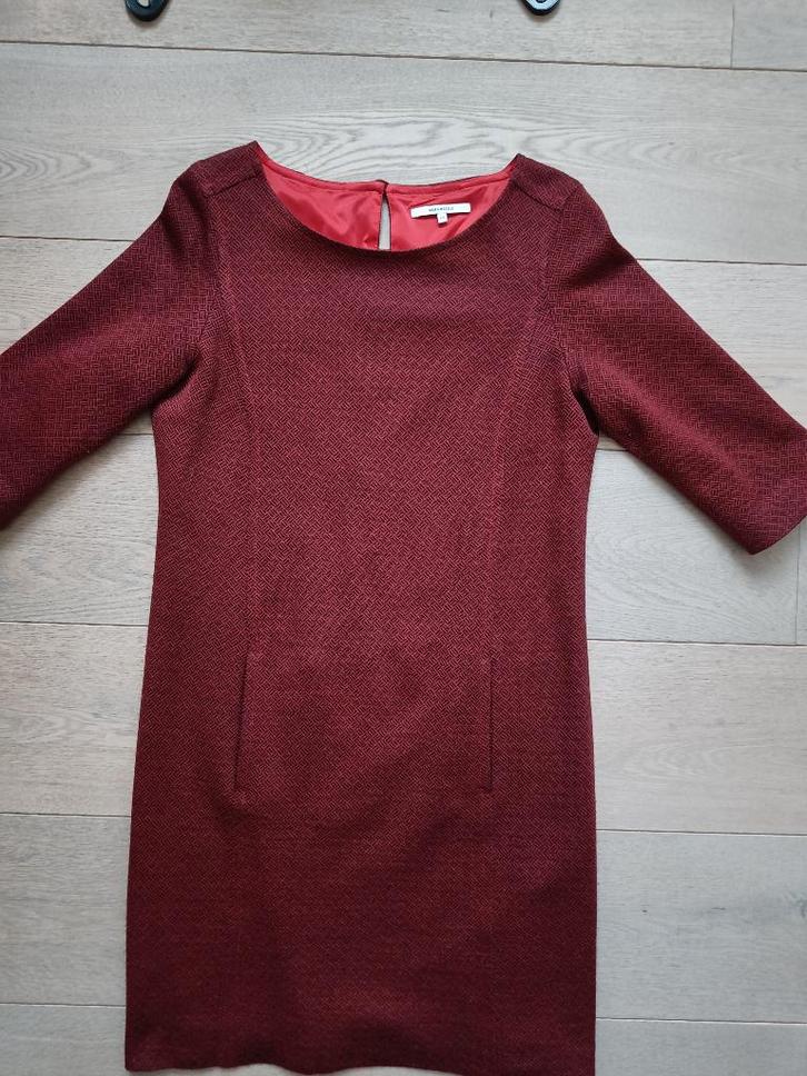 Jurk Van Hassels, maat 40, Kleding | Dames, Jurken, Zo goed als nieuw, Maat 38/40 (M), Rood, Boven de knie, Ophalen of Verzenden