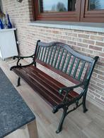 Gietijzeren tuinbank 130 cm gerestaureerd, Enlèvement