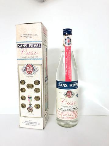 Sans Rival Ouzo 1980 beschikbaar voor biedingen