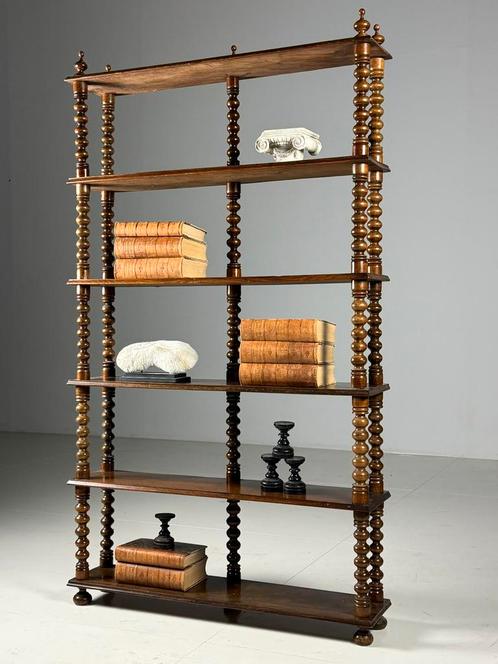 Bobbin Boekenkast boekenrek Frans antiek, Huis en Inrichting, Kasten | Boekenkasten, Ophalen