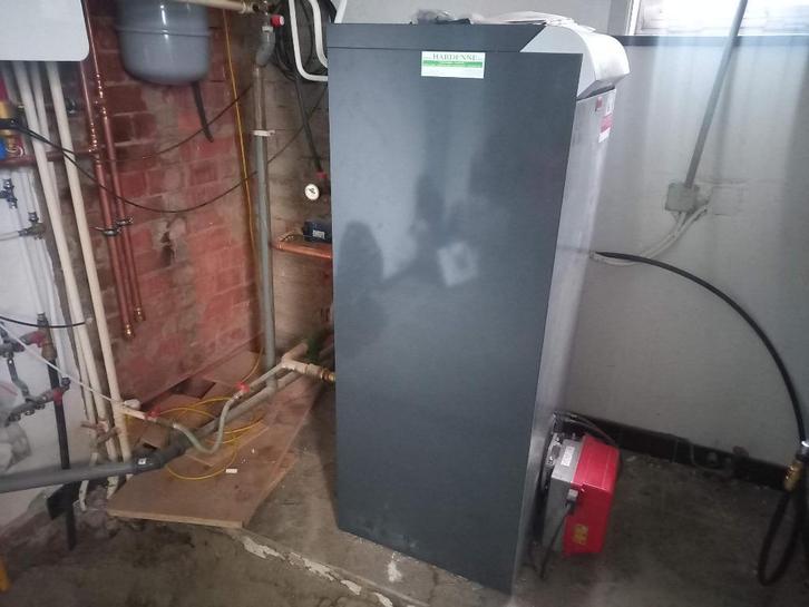ketel stookolie Riello Tegri 4 + Gulliver Blue BGK1, Doe-het-zelf en Bouw, Chauffageketels en Boilers, Gebruikt, Boiler, 20 tot 100 liter