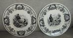 2 borden van "Villeroy en Boch" La Chasse, Antiek en Kunst, Curiosa en Brocante, Ophalen of Verzenden