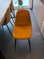 Eetkamerstoelen 6 stuks, Huis en Inrichting, Stoelen, Ophalen, Zo goed als nieuw, Bruin, Vijf, Zes of meer stoelen