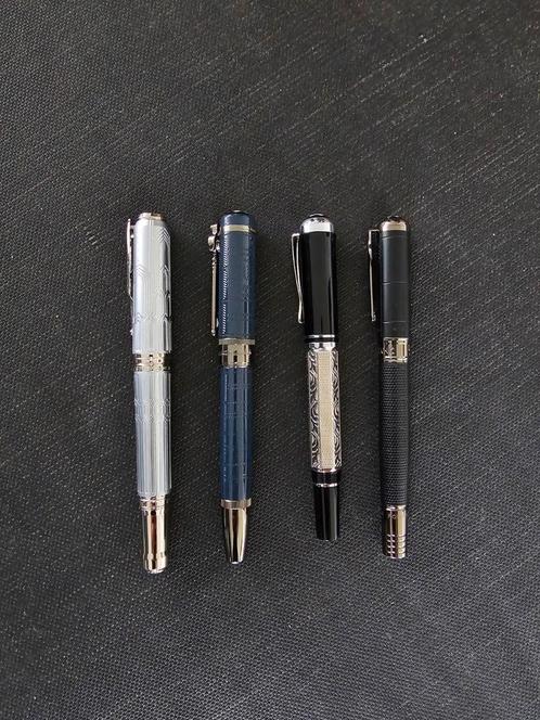 Stylos à plume Mont Blanc New Blue Silver Black, Collections, Stylos, Neuf, Stylo, Mont Blanc, Enlèvement ou Envoi