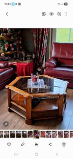 Table basse de salon, Moins de 50 cm, Rond, Verre, Enlèvement