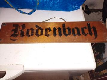 Rodenbach bord beschikbaar voor biedingen