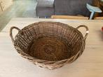 Rieten mand, Osier, Rond, Comme neuf, Enlèvement
