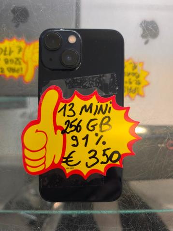 iPhone 13 mini 256gb batterij 91 Garantie  beschikbaar voor biedingen