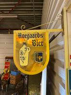 Hoegaards Bier reclamebord, Verzamelen, Biermerken, Ophalen of Verzenden, Gebruikt, Reclamebord, Plaat of Schild, Overige merken