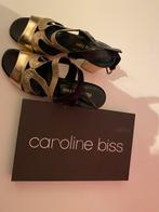 Prachtige sandalen goud/zwart. Mt 39 caroline biss, Kleding | Dames, Schoenen, Ophalen, Overige kleuren, Sandalen of Muiltjes