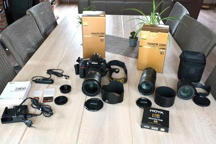 Professionele Nikon camera - lenzen - toebehoren, Audio, Tv en Foto, Fotocamera's Digitaal, Zo goed als nieuw, Spiegelreflex, Nikon