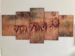 Canvas leeuwen, Antiek en Kunst, Ophalen