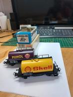 Marklin Ho set van 2 tankwagens, Wisselstroom, Wagon, Ophalen of Verzenden, Zo goed als nieuw