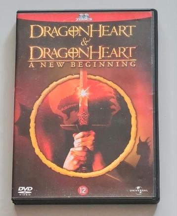 2x Dvd: "DragonHeart & DragonHeart, A New Beginning" beschikbaar voor biedingen