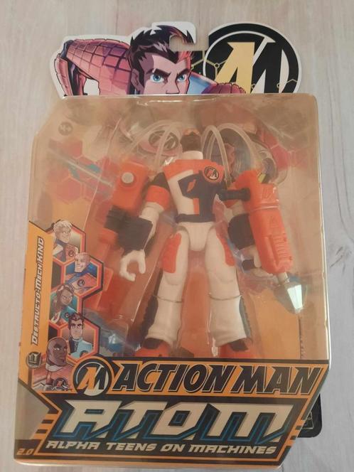 Vintage Action Man Destructo Mech King - Atom - Hasbro 2005, Verzamelen, Poppetjes en Figuurtjes, Nieuw, Ophalen of Verzenden