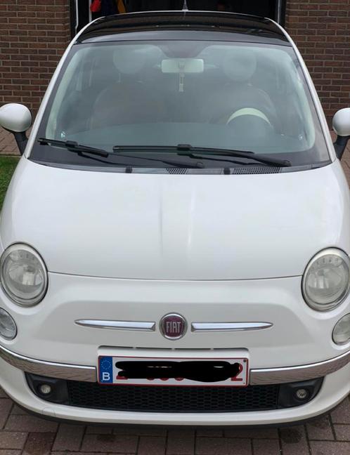 Fiat 500 1.2 Benzine, Auto's, Fiat, Particulier, Airbags, Panoramadak, Radio, Start-stop-systeem, USB, Benzine, Stadsauto, Handgeschakeld