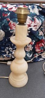 Pied de lampe de table en albâtre made in Italy, Comme neuf, Moins de 50 cm, Enlèvement ou Envoi