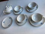 Tasses et sucrier, Ophalen of Verzenden, Gebruikt, Porselein, Kop(pen) en/of Schotel(s)