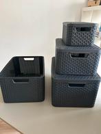 Curver Style Opbergmanden met deksel - maat L,M,S, Doe-het-zelf en Bouw, Ophalen, Zo goed als nieuw