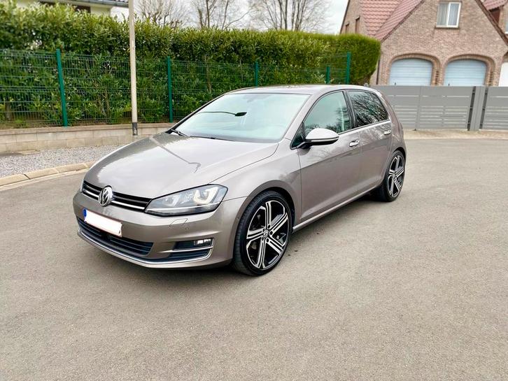 VW GOLF 7 105cv 2014 GPS Airco Cuir Xénon, Autos, Volkswagen, Particulier, Golf, ABS, Airbags, Air conditionné, Alarme, Bluetooth