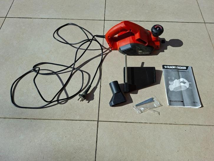 Schaafmachine Black &Decker  KW712  ALS NIEUW!!, Doe-het-zelf en Bouw, Schaafmachines, Zo goed als nieuw, Elektrisch, Ophalen of Verzenden