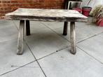 houten tafel / bank, Gebruikt, Landelijk, 75 cm of meer, Rechthoekig