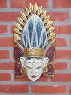 Houten masker uit Bali, Antiek en Kunst, Kunst | Beelden en Houtsnijwerken, Ophalen of Verzenden