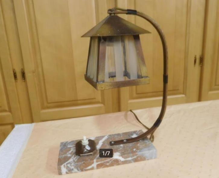 Oude lamp, Antiek en Kunst, Antiek | Verlichting, Ophalen of Verzenden