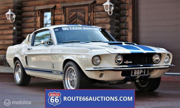 Ford Mustang Shelby GT500 | 1967 | Route 66 Auctions, Auto's, Oldtimers, Bedrijf, Te koop, Ford, Benzine, Overige carrosserie