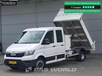 MAN TGE 5.120 Dubbel Cabine Kipper Trekhaak Navi Airco Cruis beschikbaar voor biedingen