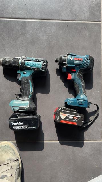 Visseuse Bosh et Makita beschikbaar voor biedingen