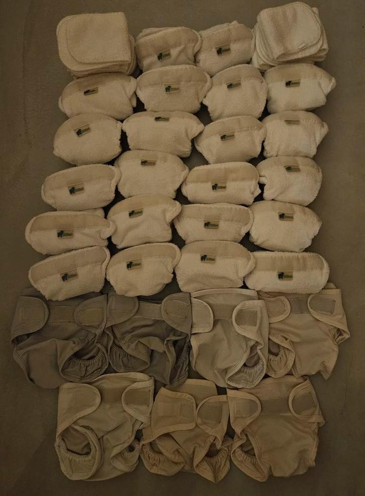 Wasbare luiers Little Lamb maat 1, Kinderen en Baby's, Overige Kinderen en Baby's, Gebruikt, Ophalen of Verzenden