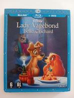 Blu-Ray + Dvd Lady en de Vagebond (Disney), Comme neuf, Enlèvement ou Envoi