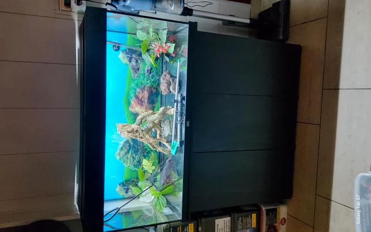 Juwel aquarium plus meubel en toebehoren volledig in orde, Dieren en Toebehoren, Vissen | Aquaria en Toebehoren, Gebruikt, Verlichting of Verwarming