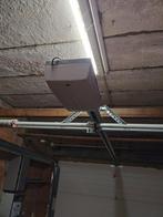 Grijze sectionale poort met motor winsol, Doe-het-zelf en Bouw, Ophalen, Zo goed als nieuw