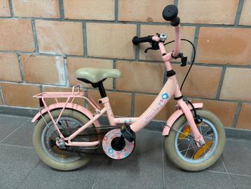 Meisjesfiets roze 14inch  beschikbaar voor biedingen