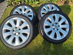4 originele skodavelgen met 18inch zomerbanden, Auto-onderdelen, Banden en Velgen, Ophalen, 18 inch, Gebruikt, Band(en)