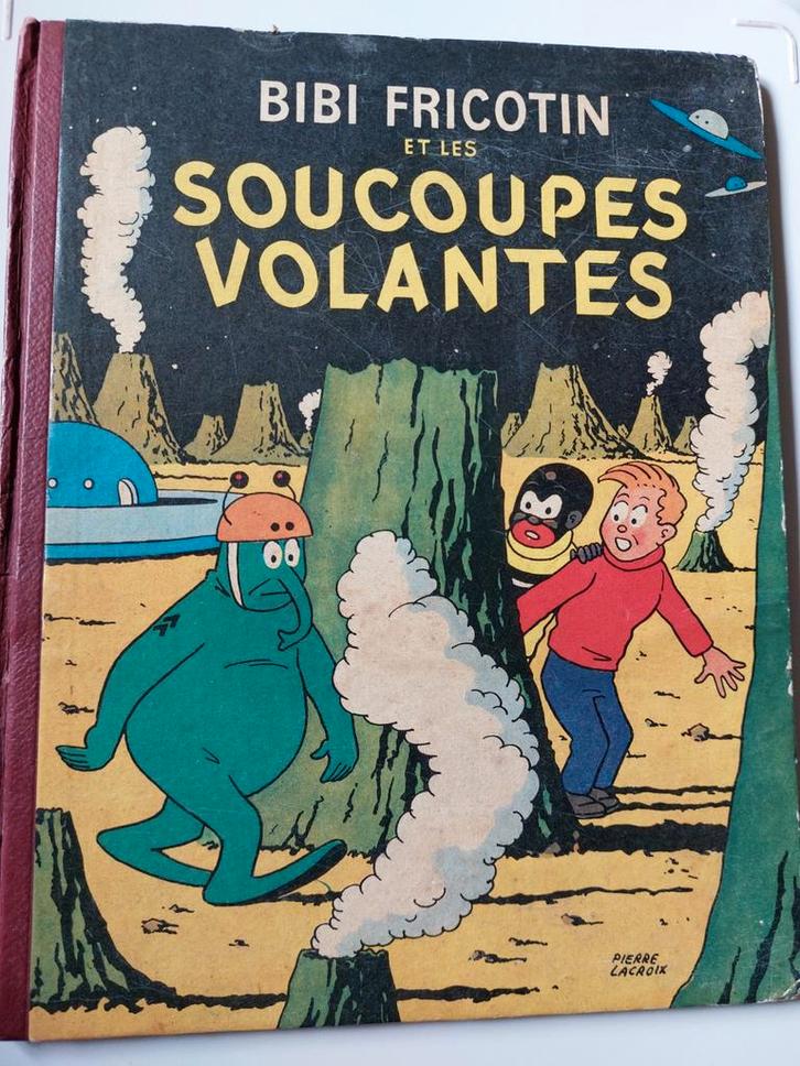 BIBI FRICOTIN 1955 EO Lacroix Les soucoupes volantes TBE, Livres, BD, Enlèvement ou Envoi