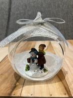 Kerstdecoratie open kerstbal in glas 8 cm diameter, Ophalen of Verzenden, Nieuw