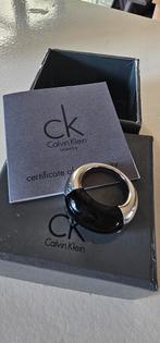 Bague Calvin Klein noire taille 17, Ophalen of Verzenden, Zo goed als nieuw
