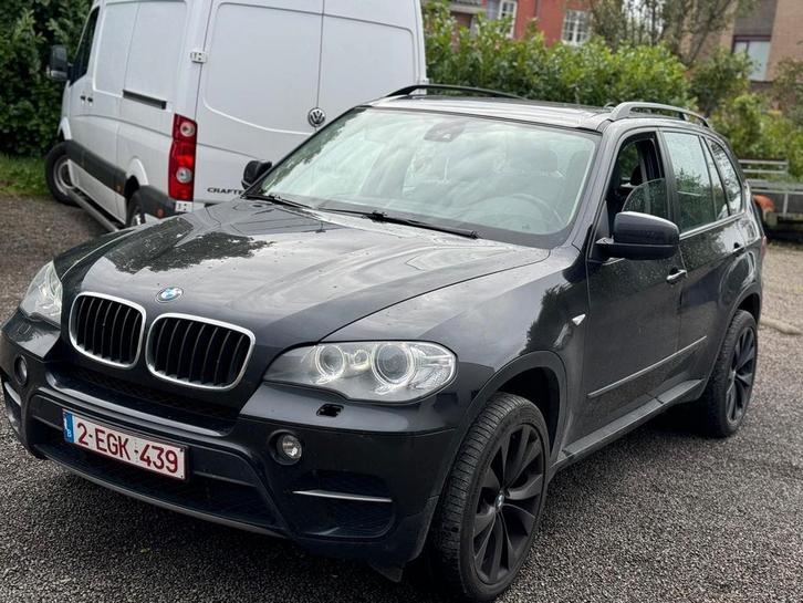 Bmw x5 2012 3.0 Diesel 278000km, Auto's, BMW, Particulier, X5, Diesel, Euro 5, SUV of Terreinwagen, 5 deurs, Automaat, Zwart, Zwart