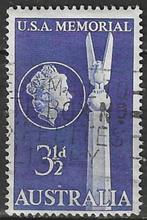 Australie 1955 - Yvert 219 - Koraalzee (ST), Timbres & Monnaies, Timbres | Océanie, Affranchi, Envoi