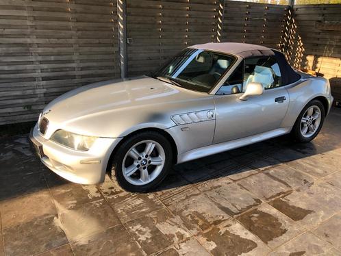 BMW Z3, Auto's, BMW, Particulier, Z3, Benzine, Euro 2, Cabriolet, 2 deurs, Handgeschakeld, Zilver of Grijs, Blauw, Leder, Achterwielaandrijving