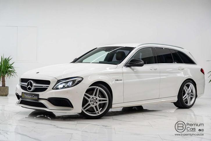 Mercedes-Benz C 63 AMG 4.0 bi-turbo break! Designo, Memory,, Auto's, Mercedes-Benz, Bedrijf, Te koop, C-Klasse, ABS, Airbags, Airconditioning